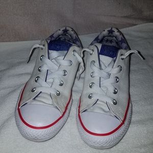 Kids Size 3 Stars Converse Shoes